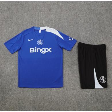 Camiseta Chelsea (Hombre/Niño) Pre-Match 25/26 + Pantalones Barata