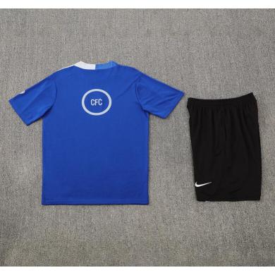 Camiseta Chelsea (Hombre/Niño) Pre-Match 25/26 + Pantalones Barata