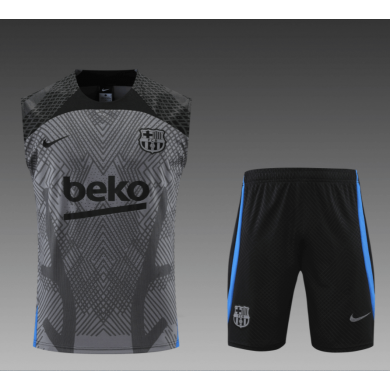 Camiseta De Fútbol Sin Mangas Barcelona 22/23 + Pantalones