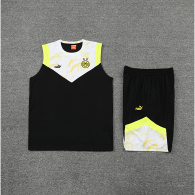 Camiseta De Fútbol Sin Mangas Borussia Dortmund Pre-Match 22/23 + Pantalones