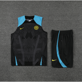 Camiseta De Fútbol Sin Mangas Inter Milan Pre-match 22/23 + Pantalones