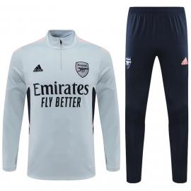 Sudadera Entrenamiento FC Arsenal Gris Claro 22/23 Niño