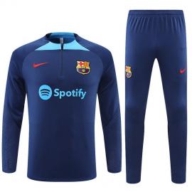 Sudadera Entrenamiento FC Barcelona Azul Precioso 22/23