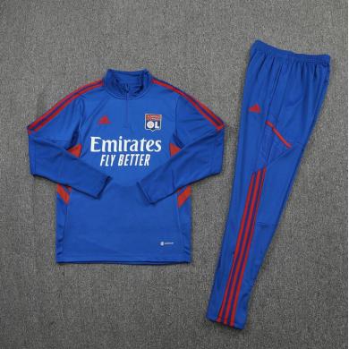 Sudadera Entrenamiento FC Lyon Color Azul 22/23 Niño