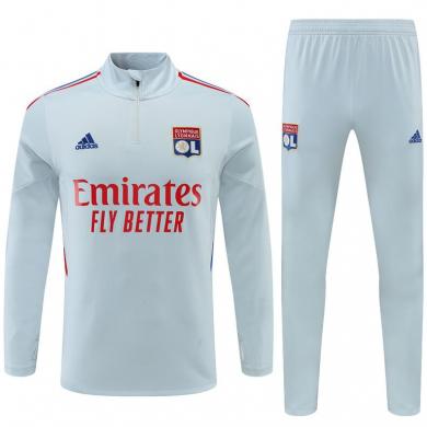 Sudadera Entrenamiento FC Lyon Gris Claro 22/23