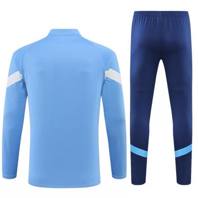 Sudadera Entrenamiento FC Manchester City Azul Claro 22/23 Niño