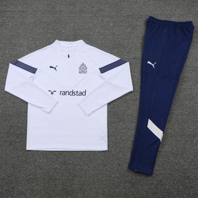 Sudadera Entrenamiento FC Marsella Blanco 22/23 Niño