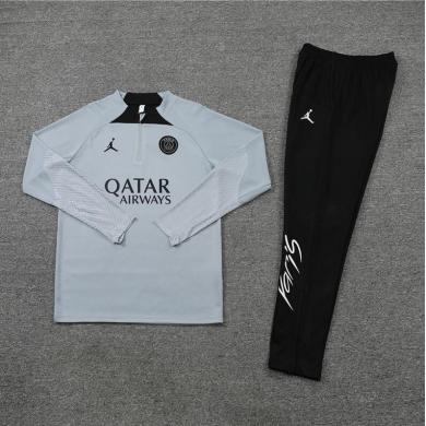 Sudadera Entrenamiento FC París Ggris Claro 22/23