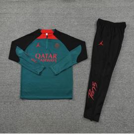 Sudadera Entrenamiento FC París Verde Oscuro 22/23