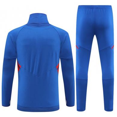 Sudadera Entrenamiento FC Lyon Azul Elegante 22/23 Niño