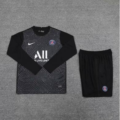 Camiseta Portero París Saint-Germain 21/22 Negra Manga Larga