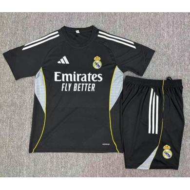Camiseta Real Madrid Negro 25/26 - (Hombre/Niño)