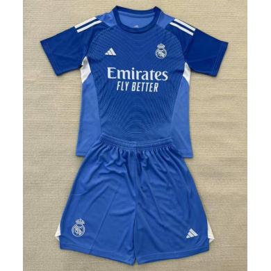 Camiseta Real Madrid Portero Azul 25/26 Niño