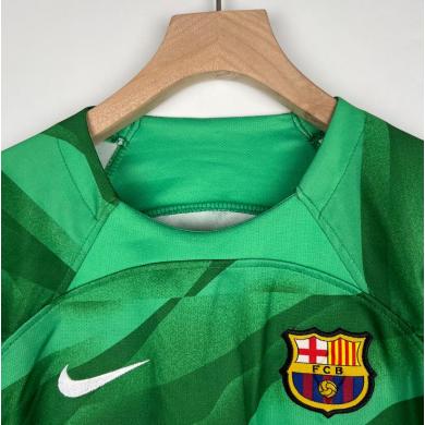 Camiseta Portero Barcelona Verde 23/24 Niño