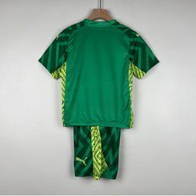 Camiseta Manchester City Portera Verde 23/24 Niño