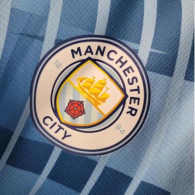 Camiseta Manchester City Pre-Match Azul 23/24