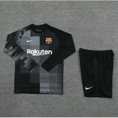 Camiseta Portero Barcelona 2021-2022 Negro Manga Larga