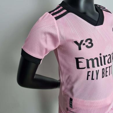 CAMISETA Y-3 REAL MADRID 120TH ANNIVERSARY ROSA NIÑO