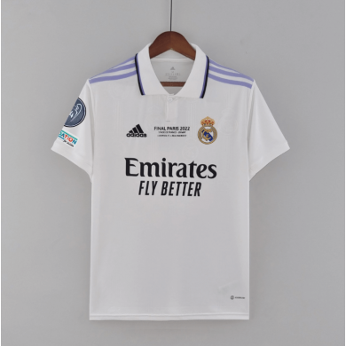 Camiseta REAL MADRID Campeones 14 Primera Equipación 22/23 Niño