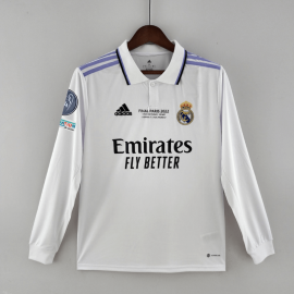 Camiseta REAL MADRID Campeones 14 Primera Equipación Blanca 22/23 ML
