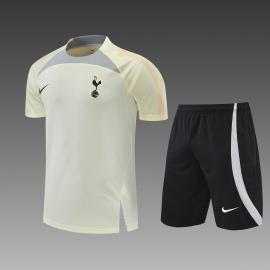 Camiseta 22/23 Tottenham Hotspur Entreno Manga Corta Beige