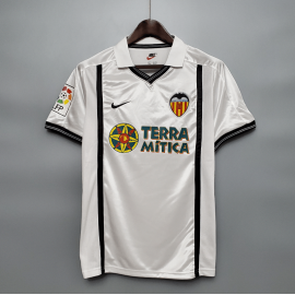 Camiseta Retro Valencia Cf Primera Equipación 2001