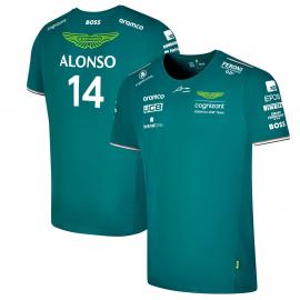 Camiseta del equipo Aston Martin Aramco Cognizant F1 2023 Niño