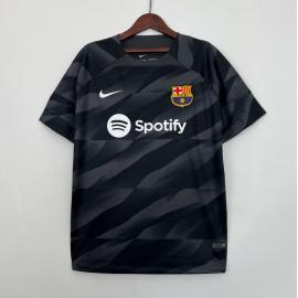 Camiseta Barcelona Fc Portero Negra 2023-2024