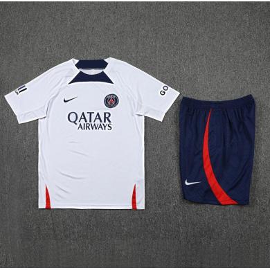 Camiseta Paris St. Germain FC Pre-Match Blanco 22/23 + Pantalones