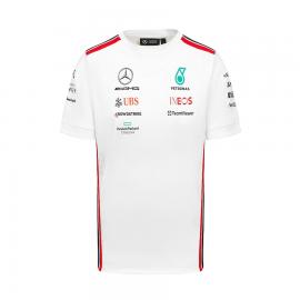 Camiseta Piloto Equipo Mercedes AMG Petronas F1 2023 - Blanco