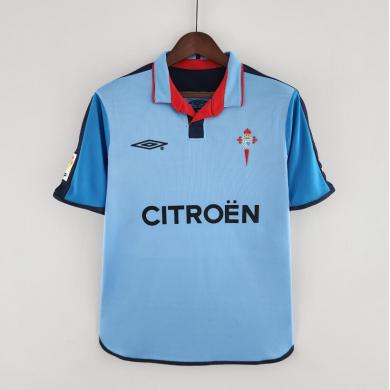 Camiseta Retro Celta De Vigo Primera Equipación 02/04