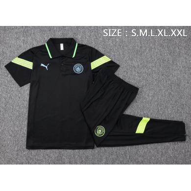 Polo Manchester City Pre-match 23/24 Negro