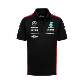 Polo del equipo Mercedes AMG Petronas F1 2023 - Negro