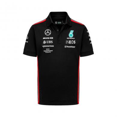 Polo del equipo Mercedes AMG Petronas F1 2023 - Negro