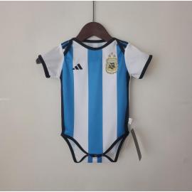 Miniconjunto Baby Argentina Primera Equipación 22/23 3 Estrellas