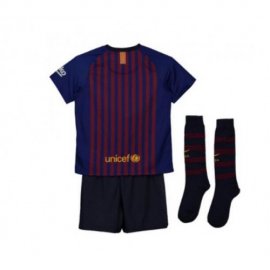 Camiseta 1a Equipación 2018 Barcelona Niños Kit