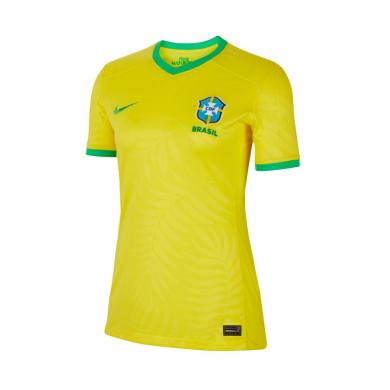 Camiseta Brasil Primera Equipación Mundial Femenino 2023 Mujer