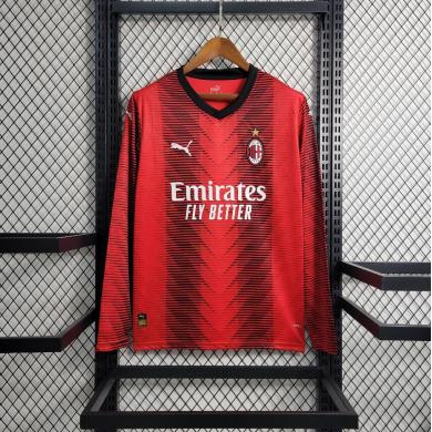 Camiseta Fc AC Milan Primera Equipación 23/24 ML