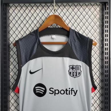 Camiseta Sin Mangas Barcelona Pre-Match Gris 23/24
