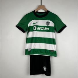 Camiseta Sporting Lisboa Primera Equipación 23/24 Niño