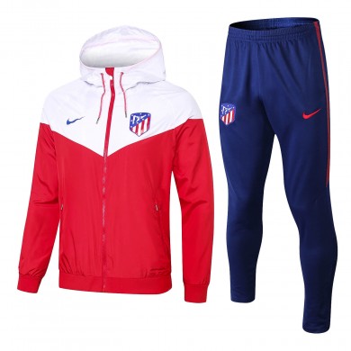 CHAQUETA CON CAPUCHA ATLÉTICO MADRID - Rojo/Blanco/