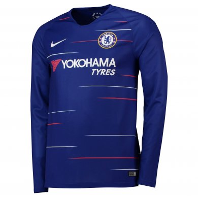 Camiseta Stadium de la equipación local del Chelsea 2018-19 de manga larga