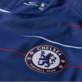 Camiseta Vapor Match de la equipación local del Chelsea 2018-19 para niños