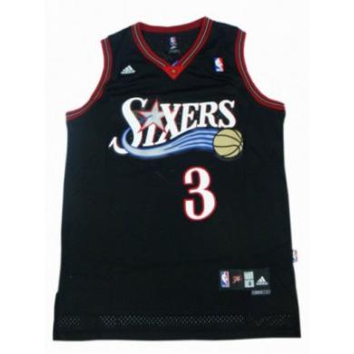 Camiseta Allen Iverson Philadelphia 76ers [Negro]