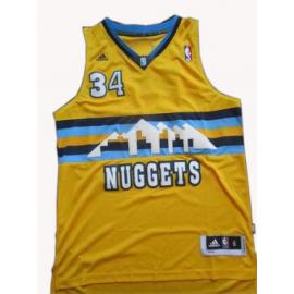 Camiseta JaVale McGee Denver Nuggets [Amarilla]