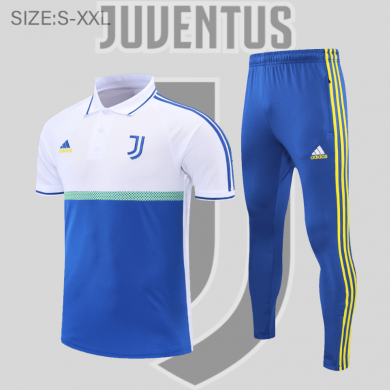 POLO Juventus KIT Azul y blanca